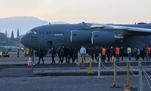 U.S. : అమెరిలో అక్రమంగా వలస .. 205 మంది ఇండియన్లు ఇంటికి!