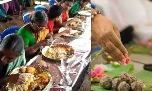 Andhra Pradesh : తల్లి బతికి ఉండగానే పెద్దకర్మ భోజనాలు