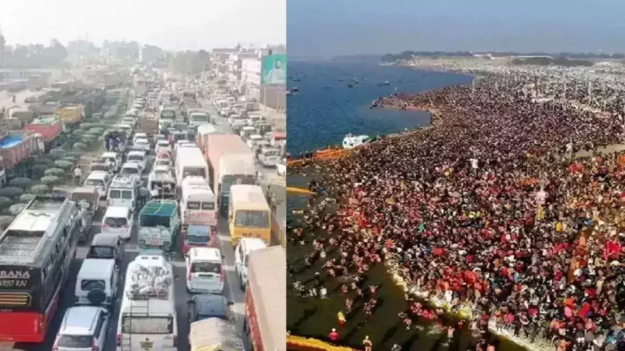 Mahakumbh 2025 :కుంభమేళాలో వందలాది వాహనాలపై చలాన్లు