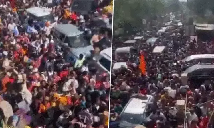 కుంభమేళాలో 300 కి.మీ మేర భారీ ట్రాఫిక్.. యుపి ప్రభుత్వంపై అఖిలేష్ యాదవ్ కామెంట్.. కుంభమేళాలో 300 కి.మీ మేర భారీ ట్రాఫిక్.. యుపి ప్రభుత్వంపై అఖిలేష్ యాదవ్ కామెంట్..