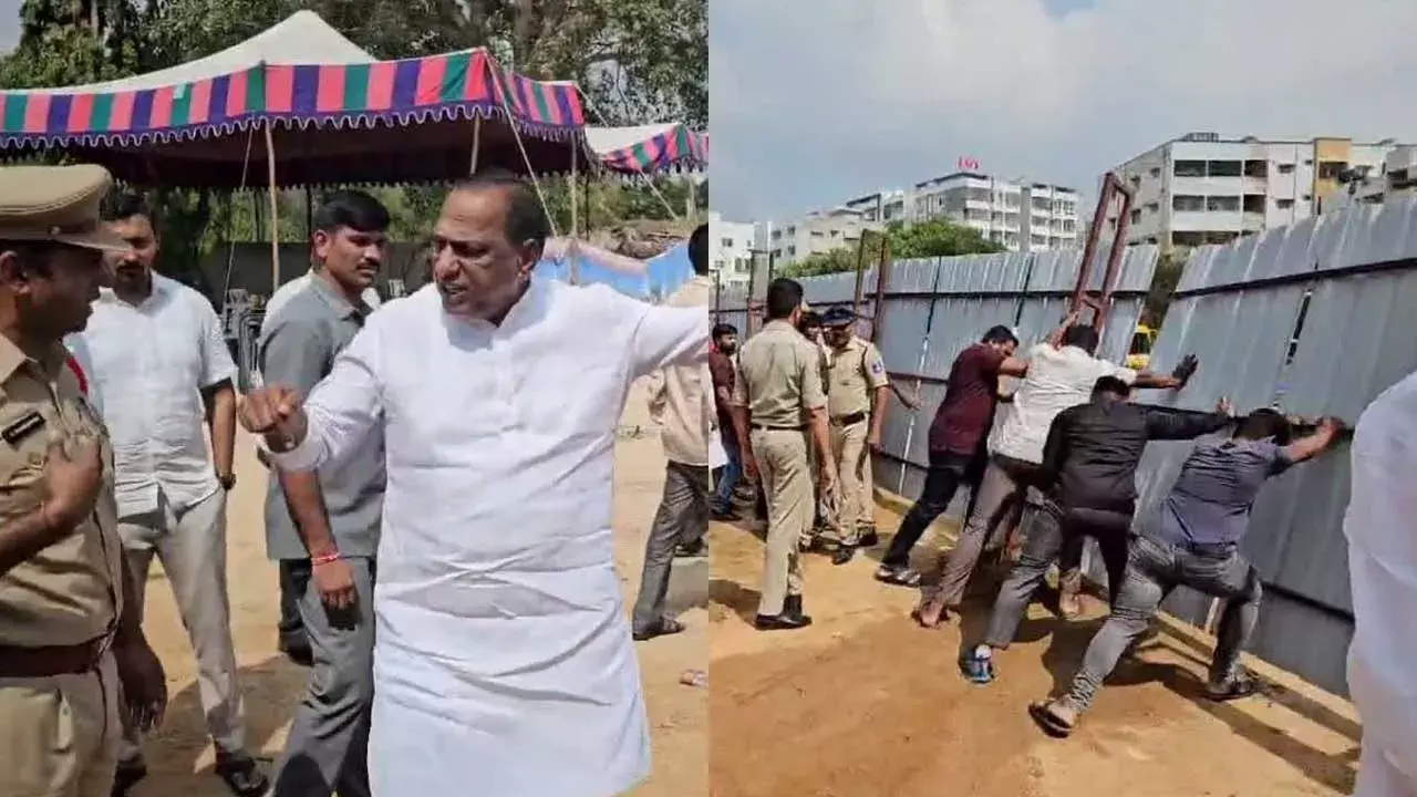 TG : మాజీ మంత్రి మల్లారెడ్డి భూకబ్జాపై సర్వే TG : మాజీ మంత్రి మల్లారెడ్డి భూకబ్జాపై సర్వే