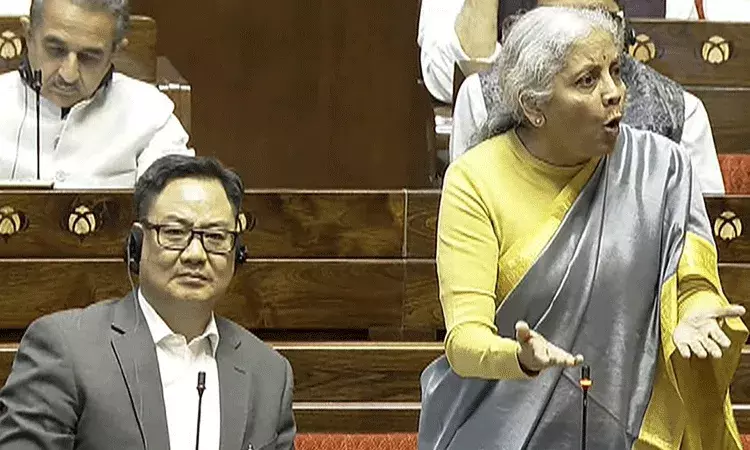 లోక్‌సభలో కొత్త ఆదాయపు పన్ను బిల్లు ప్రవేశపెట్టిన ఆర్ధిక మంత్రి..  వాకౌట్ చేసిన ప్రతిపక్షాలు..