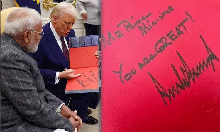 మిస్టర్ ప్రైమ్ మినిస్టర్, మీరు గొప్పవారు: మోడీకి ట్రంప్ స్పెషల్ గిప్ట్