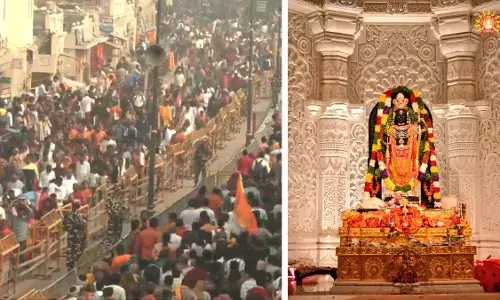 Ayodhya: అయోధ్యకు భక్తుల తాకిడి..