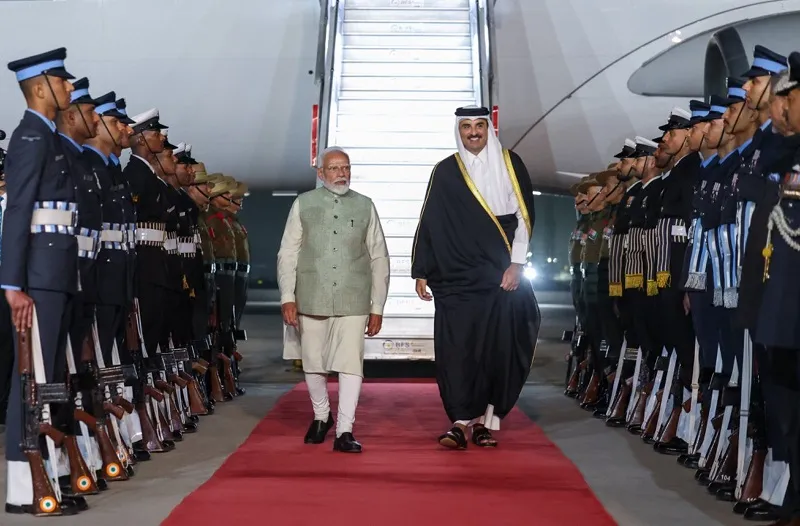 PM Modi: రెండు రోజుల పర్యటన నిమిత్తం భారత్కు ఖతార్ అమీర్ షేక్ PM Modi: రెండు రోజుల పర్యటన నిమిత్తం భారత్కు ఖతార్ అమీర్ షేక్