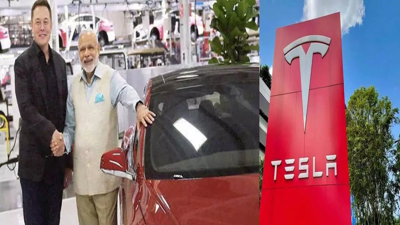 Tesla Enters India : భారత్ లోకి టెస్లా ఈవీ Tesla Enters India : భారత్ లోకి టెస్లా ఈవీ