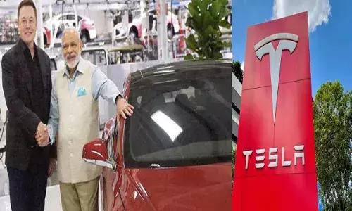 Tesla Enters India : భారత్ లోకి టెస్లా ఈవీ Tesla Enters India : భారత్ లోకి టెస్లా ఈవీ