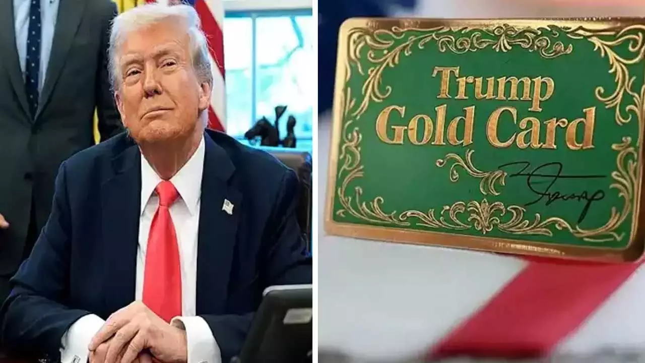 Trump : పెట్టుబడులను ఆకర్షించేందుకు.. గోల్డ్ కార్డు వీసా .. ట్రంప్ మరో సంచలన నిర్ణయం Trump : పెట్టుబడులను ఆకర్షించేందుకు.. గోల్డ్ కార్డు వీసా .. ట్రంప్ మరో సంచలన నిర్ణయం