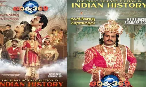 Aditya 369 Re-Release : ఆదిత్య 369 .. టైమ్ ట్రావెల్ మళ్లీ పిలుస్తోంది Aditya 369 Re-Release : ఆదిత్య 369 .. టైమ్ ట్రావెల్ మళ్లీ పిలుస్తోంది