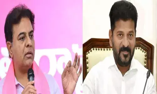 KTR : SLBC పై రేవంత్ బ్లేమ్ గేమ్ : కేటీఆర్ KTR : SLBC పై రేవంత్ బ్లేమ్ గేమ్ : కేటీఆర్