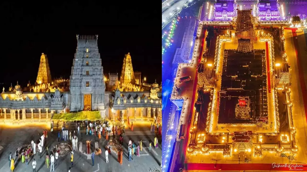 Yadadri Brahmotsavam : యాదగిరిగుట్టలో బ్రహ్మోత్సవాల శోభ.. షెడ్యూల్ ఇదే Yadadri Brahmotsavam : యాదగిరిగుట్టలో బ్రహ్మోత్సవాల శోభ.. షెడ్యూల్ ఇదే