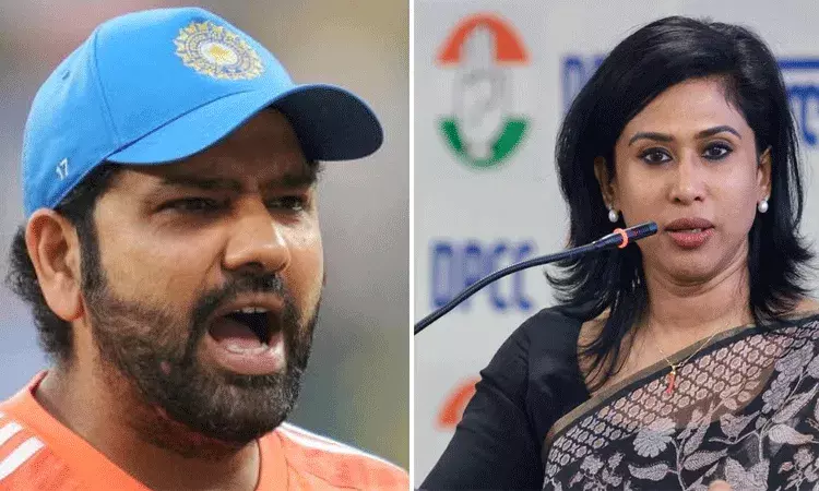 కెప్టెన్ రోహిత్ శర్మపై కాంగ్రెస్ పార్టీ అధికార ప్రతినిధి వివాదాస్పద వ్యాఖ్యలు..