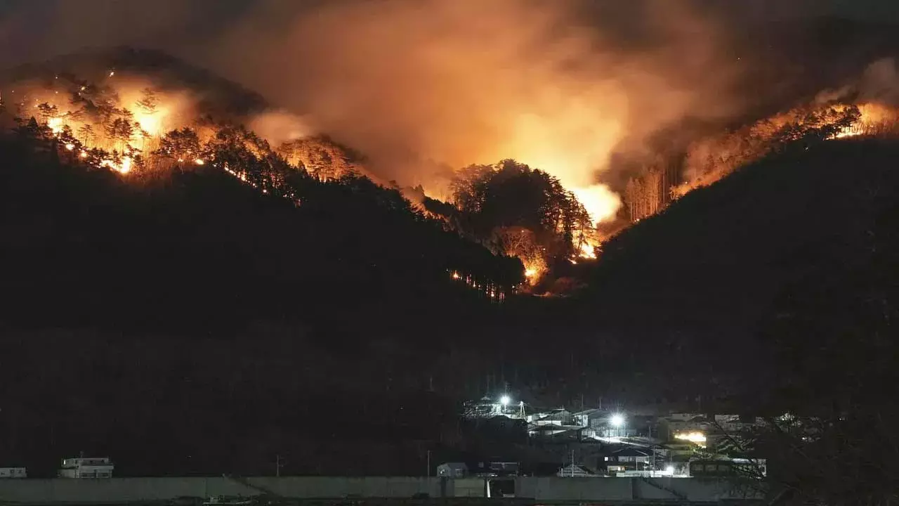 Japan : జపాన్ను వణికిస్తున్న అతిపెద్ద కార్చిచ్చు Japan : జపాన్ను వణికిస్తున్న అతిపెద్ద కార్చిచ్చు