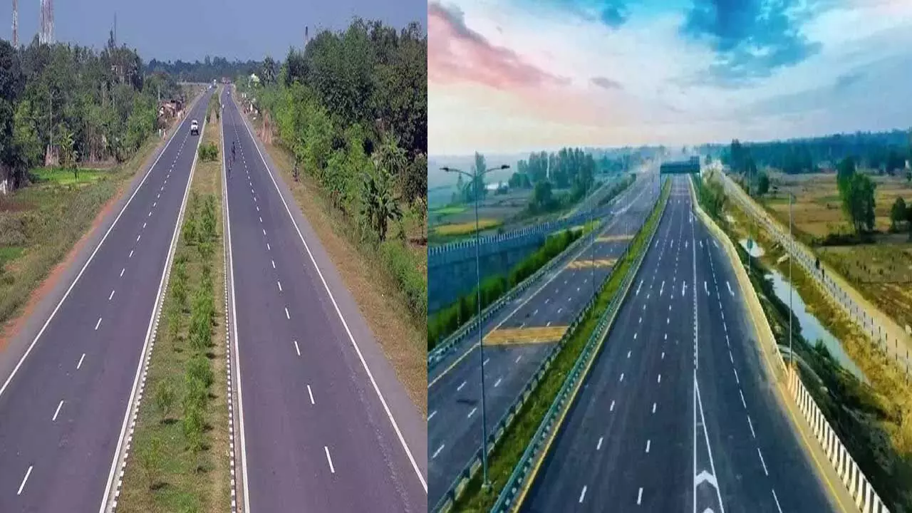 Vijayawada-Hyderabad Highway : ఆరు లేన్లుగా విజయవాడ- హైదరాబాద్ రహదారి విస్తరణ Vijayawada-Hyderabad Highway : ఆరు లేన్లుగా విజయవాడ- హైదరాబాద్ రహదారి విస్తరణ