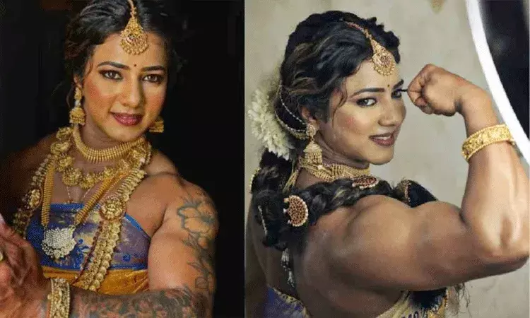 Karnataka: బాడీబిల్డర్ వధువు లుక్ వైరల్.. 7 మిలియన్ల వ్యూస్ Karnataka: బాడీబిల్డర్ వధువు లుక్ వైరల్.. 7 మిలియన్ల వ్యూస్