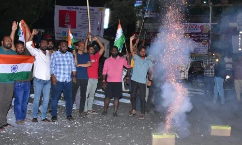 CT2025: తెలుగు రాష్ట్రాల్లో సంబరాలు CT2025: తెలుగు రాష్ట్రాల్లో సంబరాలు