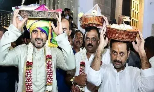LOKESH: సొంత నిధులతో అన్నదాన సత్రం నిర్మిస్తా LOKESH: సొంత నిధులతో అన్నదాన సత్రం నిర్మిస్తా