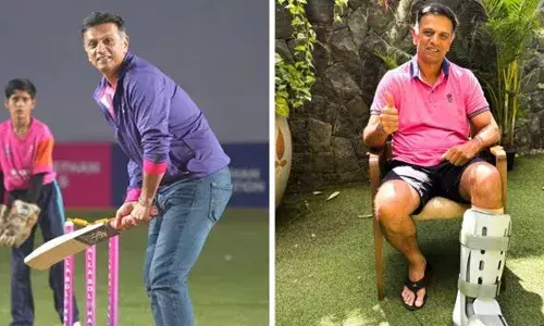 Rahul Dravid : రాహుల్ ద్రవిడ్ కు గాయం.. ప్రస్తుత పరిస్థితి ఇదీ