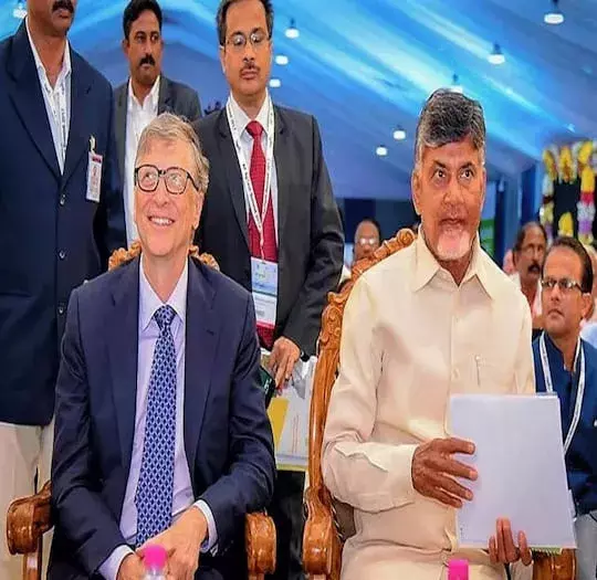 CBN: నేడు బిల్ గేట్స్ తో చంద్రబాబు భేటీ