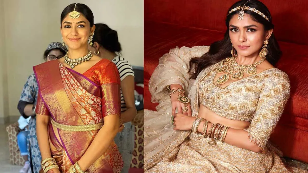 Mrunal Thakur : ట్రెడిషనల్ లుక్ లో మృణాల్ .. ఫొటోలు వైరల్ Mrunal Thakur : ట్రెడిషనల్ లుక్ లో మృణాల్ .. ఫొటోలు వైరల్