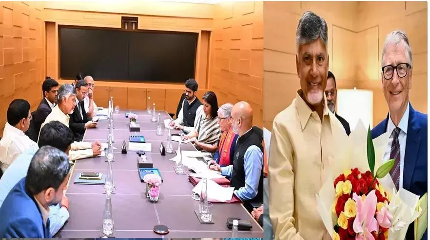 AP: బిల్‌గేట్స్‌తో చంద్రబాబు భేటీ