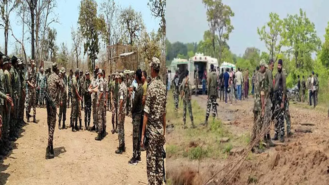 Chhattisgarh : ఛత్తీస్గఢ్ లో రెండు ఎన్ కౌంటర్లు 22 మంది నక్సల్స్ మృతి Chhattisgarh : ఛత్తీస్గఢ్ లో రెండు ఎన్ కౌంటర్లు 22 మంది నక్సల్స్ మృతి