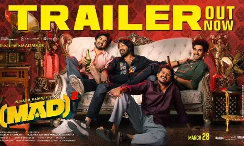 MAD 2 Trailer :  మ్యాడ్ 2 ట్రైలర్.. మరోసారి నవ్వుల జాతరే MAD 2 Trailer :  మ్యాడ్ 2 ట్రైలర్.. మరోసారి నవ్వుల జాతరే