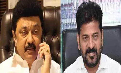 CM Stalin Praises : రేవంత్ చేతల మనిషి.. సీఎం స్టాలిన్ ప్రశంస CM Stalin Praises : రేవంత్ చేతల మనిషి.. సీఎం స్టాలిన్ ప్రశంస