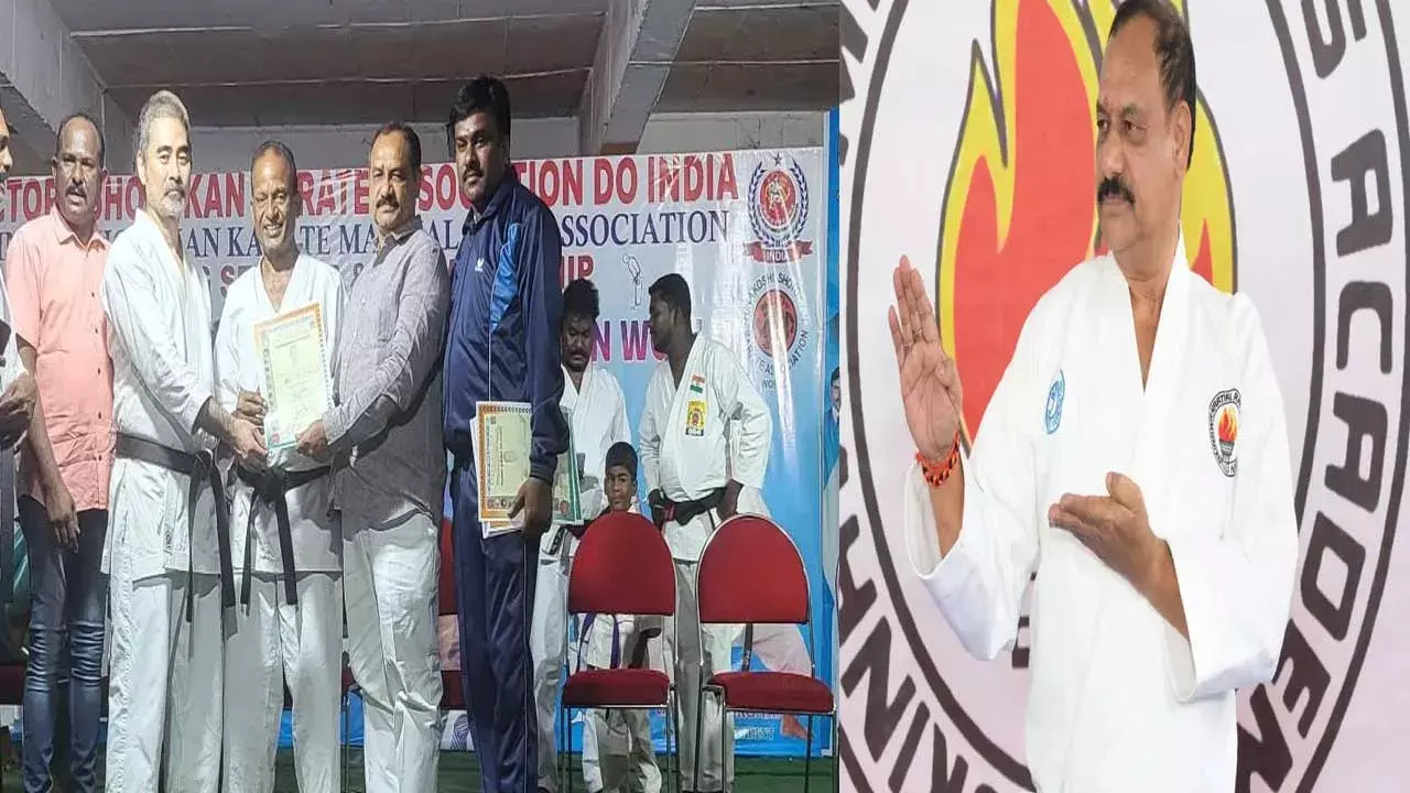 PCC Chief Mahesh Goud : పీసీపీ చీఫ్ మహేష్ గౌడ్ కు కరాటే బ్లాక్ బెల్ట్ PCC Chief Mahesh Goud : పీసీపీ చీఫ్ మహేష్ గౌడ్ కు కరాటే బ్లాక్ బెల్ట్