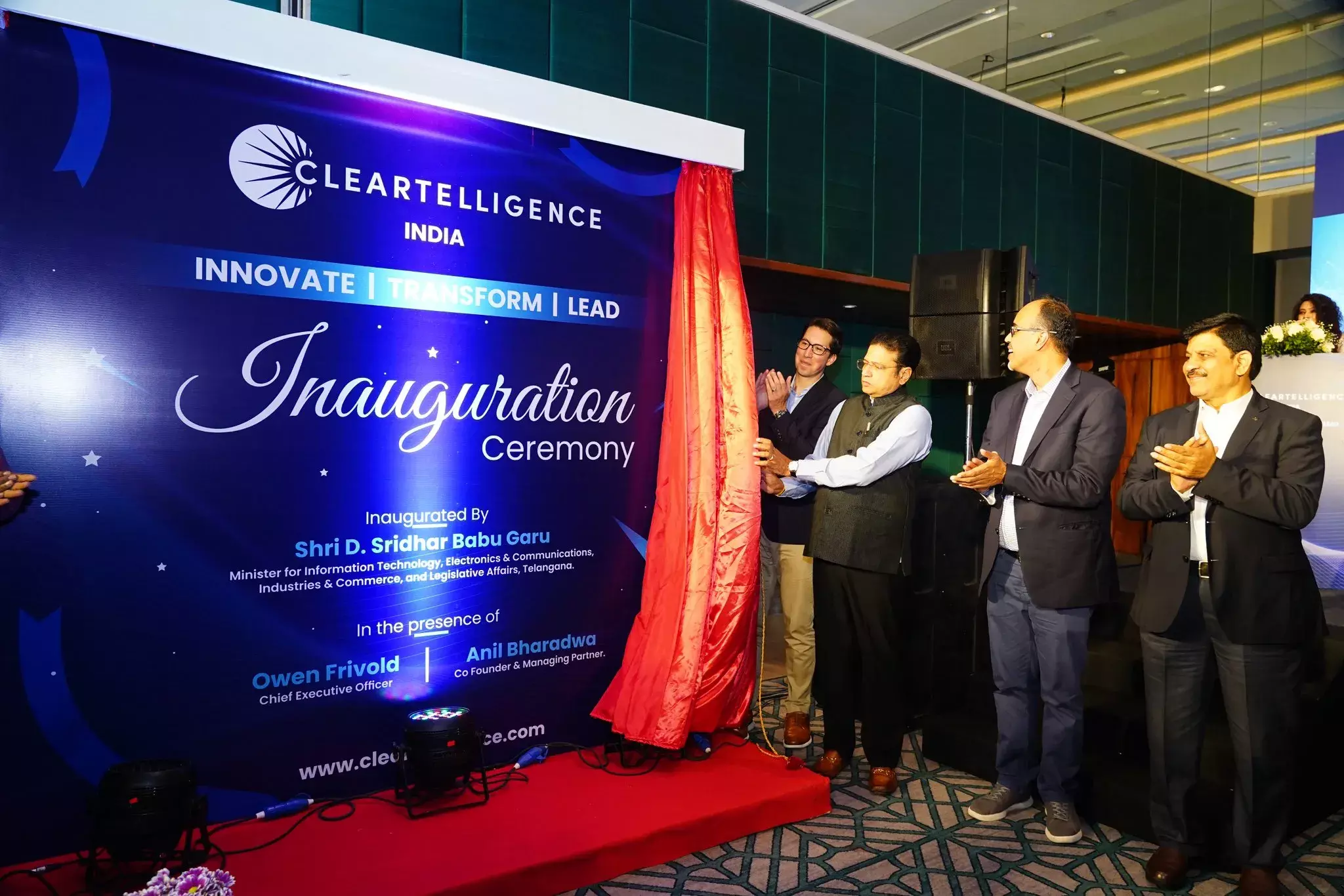 వందల ఉద్యోగాల లక్ష్యం హైదరాబాద్‌లో క్లియర్‌టెలిజెన్స్