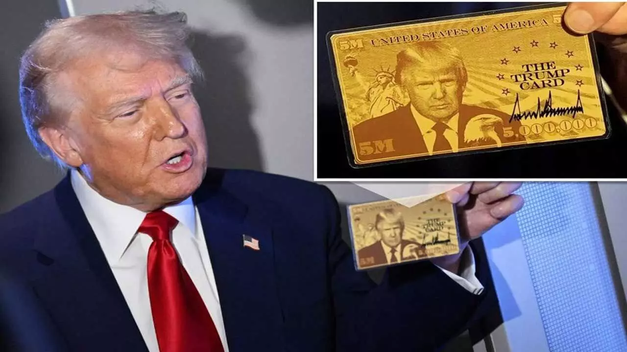 Trump : గోల్డ్ కార్డు ఫస్ట్ లుక్ రిలీజ్ Trump : గోల్డ్ కార్డు ఫస్ట్ లుక్ రిలీజ్