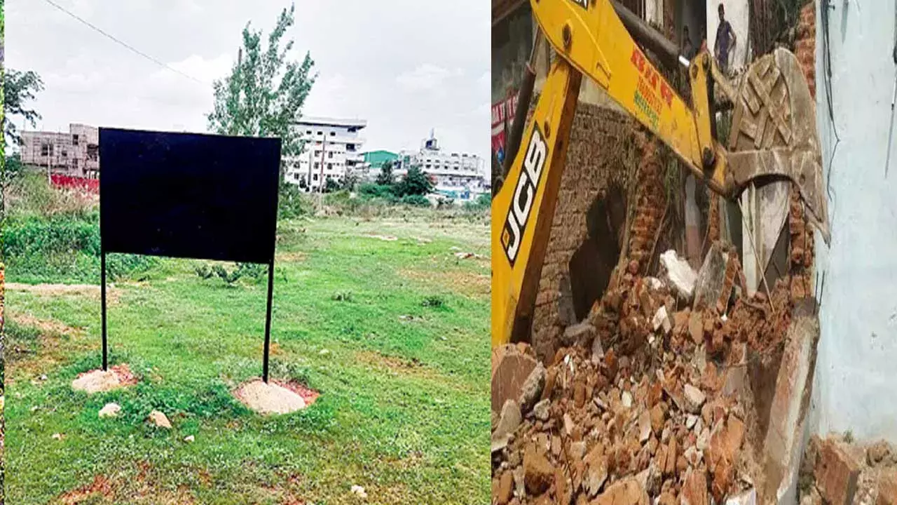 TG : తుర్కయాంజల్ లో రెచ్చిపోయిన కబ్జారాయుళ్లు TG : తుర్కయాంజల్ లో రెచ్చిపోయిన కబ్జారాయుళ్లు