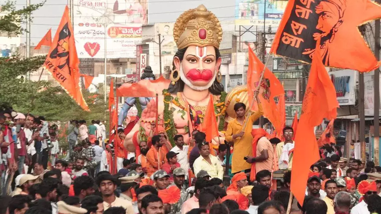 SHIBHAYATRA: కమనీయం.. హనుమాన్ శోభాయాత్ర
