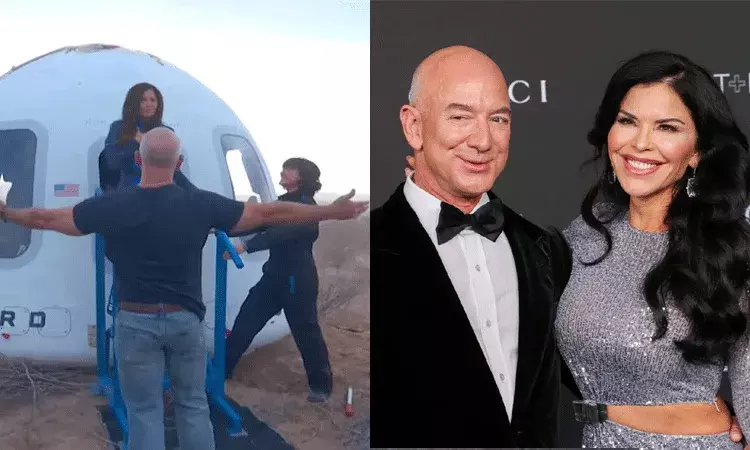 పది నిమిషాల అంతరిక్షప్రయాణం చేసిన జెఫ్ బెజోస్ కాబోయే భార్య.. ఖర్చెంతో తెలుసా!!