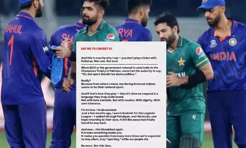 పాకిస్తాన్‌తో నో గేమ్.. పహల్గామ్ దాడి తర్వాత బీసీసీఐకి మాజీ ఆర్‌సిబి స్టార్ లేఖ