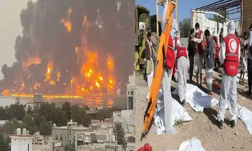 US Attacks : యెమెన్ పై అమెరికా దాడులు.. 68 మంది మృతి