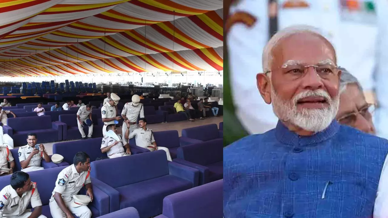 Andhra Pradesh : అమరావతికి రేపే మోడీ రాక.. అంతా సిద్ధం Andhra Pradesh : అమరావతికి రేపే మోడీ రాక.. అంతా సిద్ధం