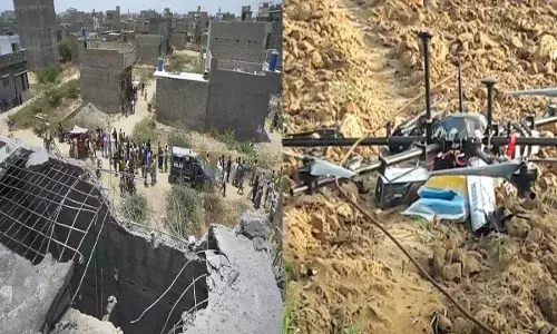 Pakistan Drone Attacks : బోర్డర్ గ్రామాలే లక్ష్యంగా పాక్ డ్రోన్ దాడులు Pakistan Drone Attacks : బోర్డర్ గ్రామాలే లక్ష్యంగా పాక్ డ్రోన్ దాడులు
