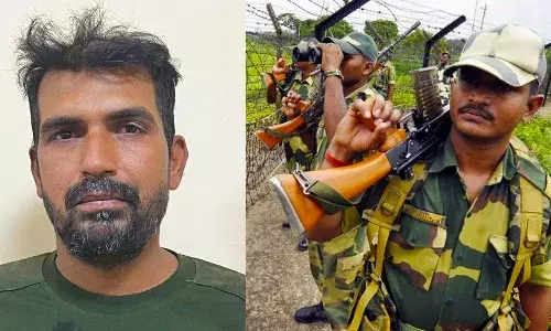 పాక్ అదుపు నుంచి విడుదలై స్వదేశానికి తిరిగి వచ్చిన బీఎస్ఎఫ్ జవాన్ పాక్ అదుపు నుంచి విడుదలై స్వదేశానికి తిరిగి వచ్చిన బీఎస్ఎఫ్ జవాన్