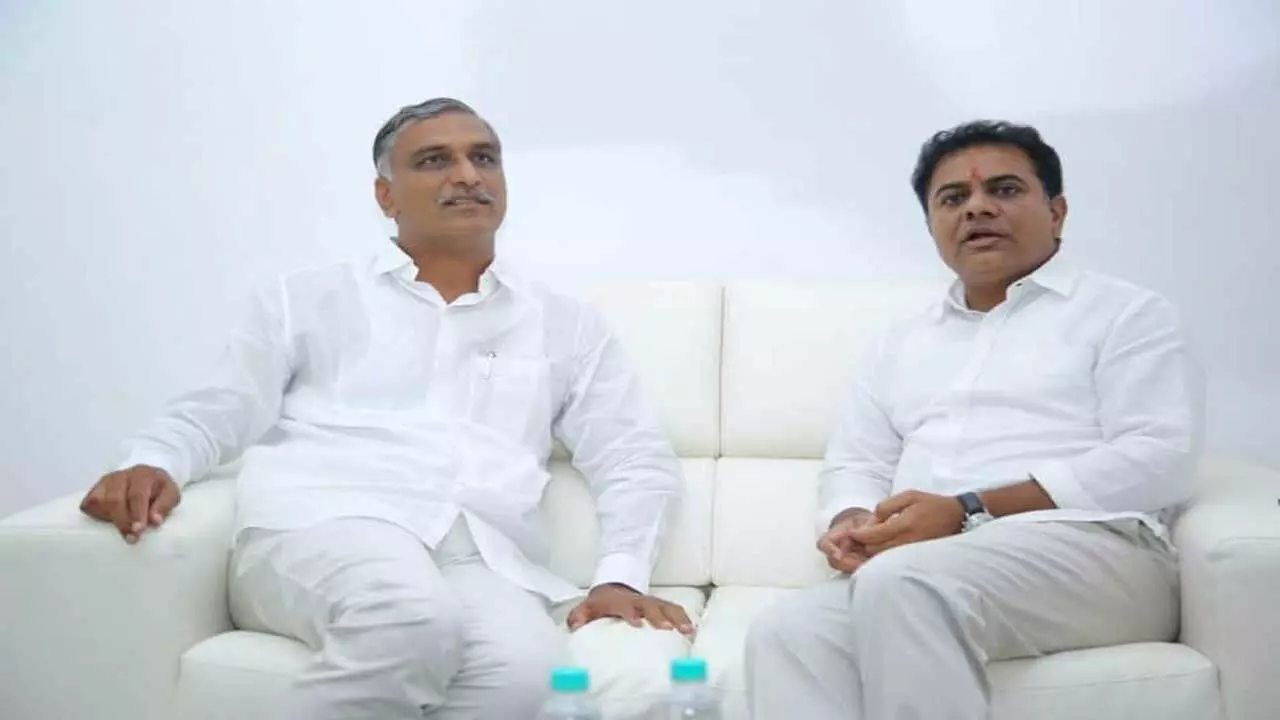 TG : బావా కలిసి పనిచేద్దాం.. కేటీఆర్, హరీశ్ భేటీలో కీలక నిర్ణయం TG : బావా కలిసి పనిచేద్దాం.. కేటీఆర్, హరీశ్ భేటీలో కీలక నిర్ణయం