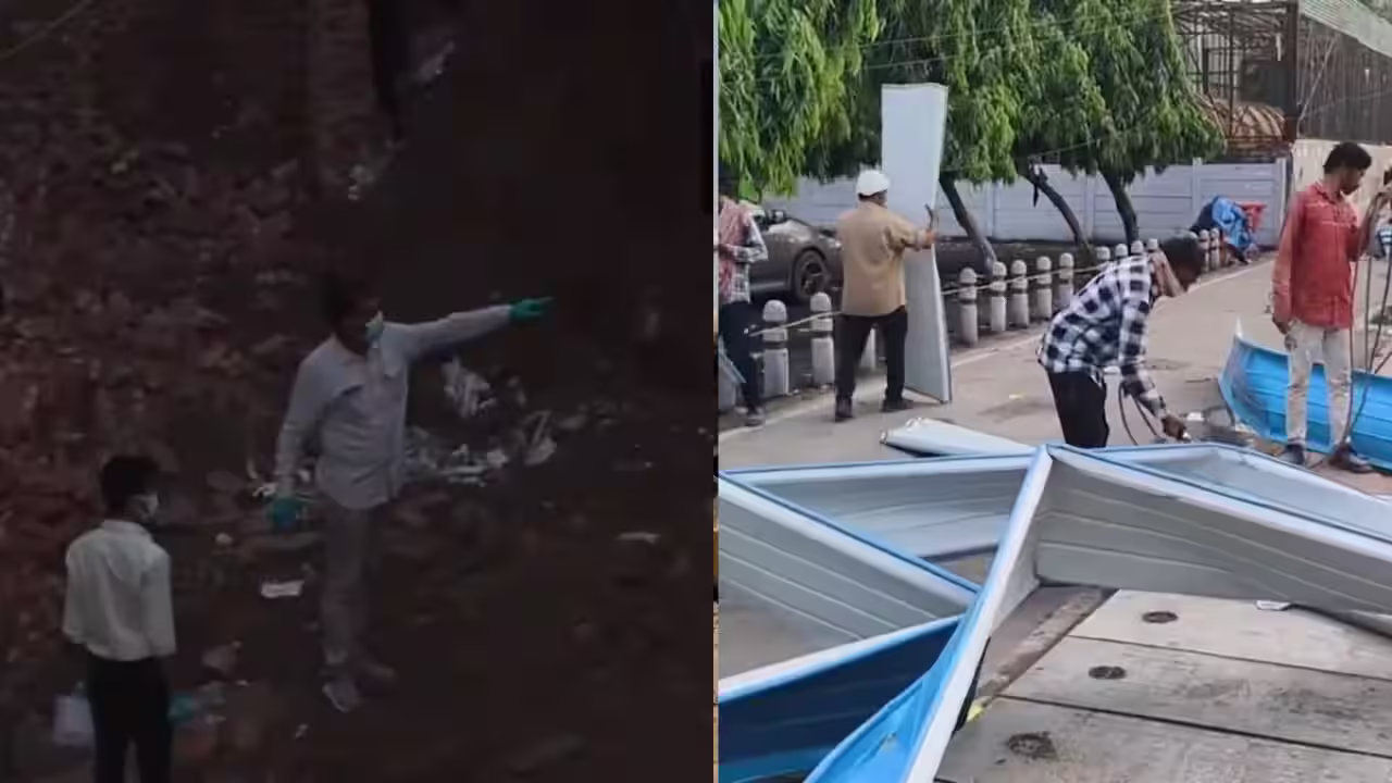Delhi: ఢిల్లీలో వర్ష బీభత్సం.. ముగ్గురు మృతి.. Delhi: ఢిల్లీలో వర్ష బీభత్సం.. ముగ్గురు మృతి..