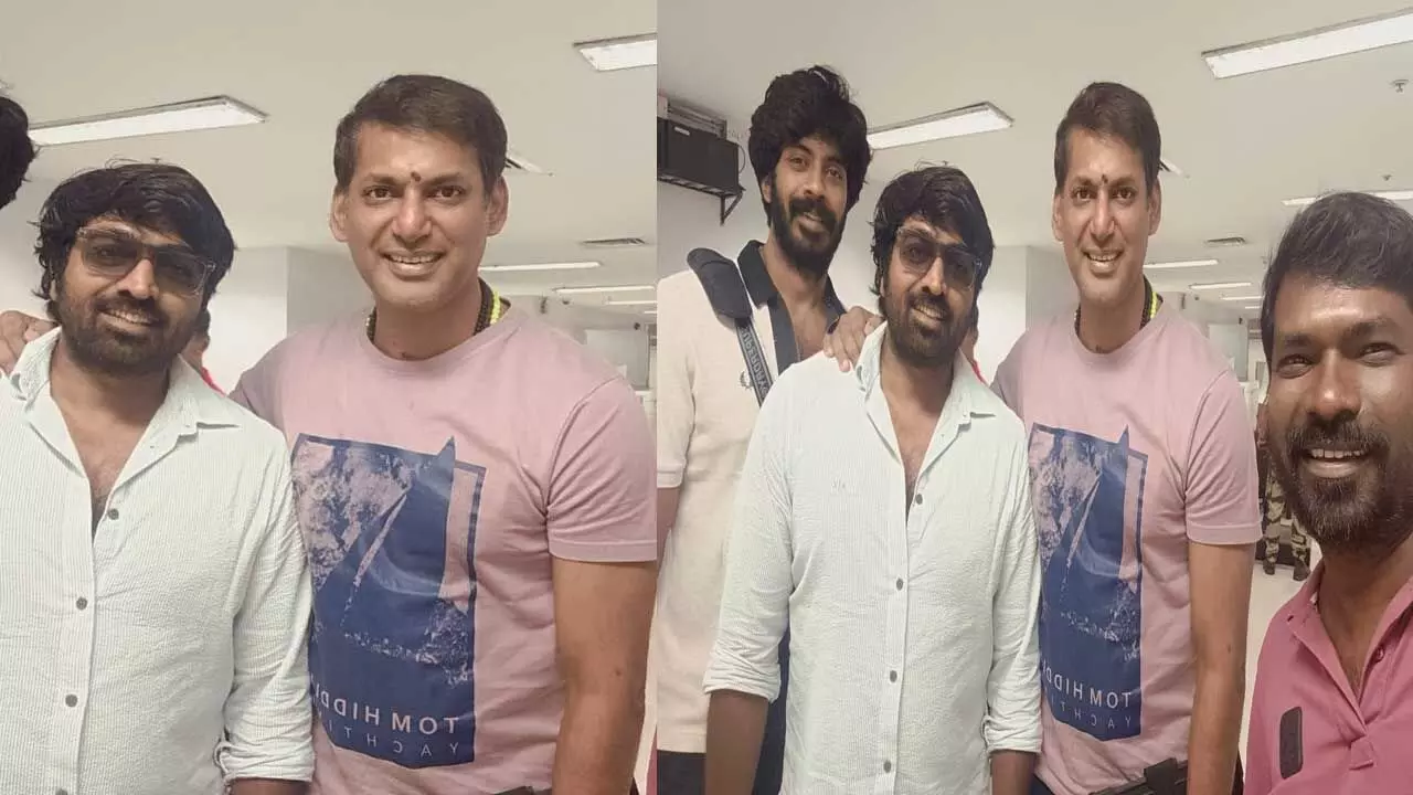 Vishal : విజయ్ సేతుపతితో విశాల్ Vishal : విజయ్ సేతుపతితో విశాల్