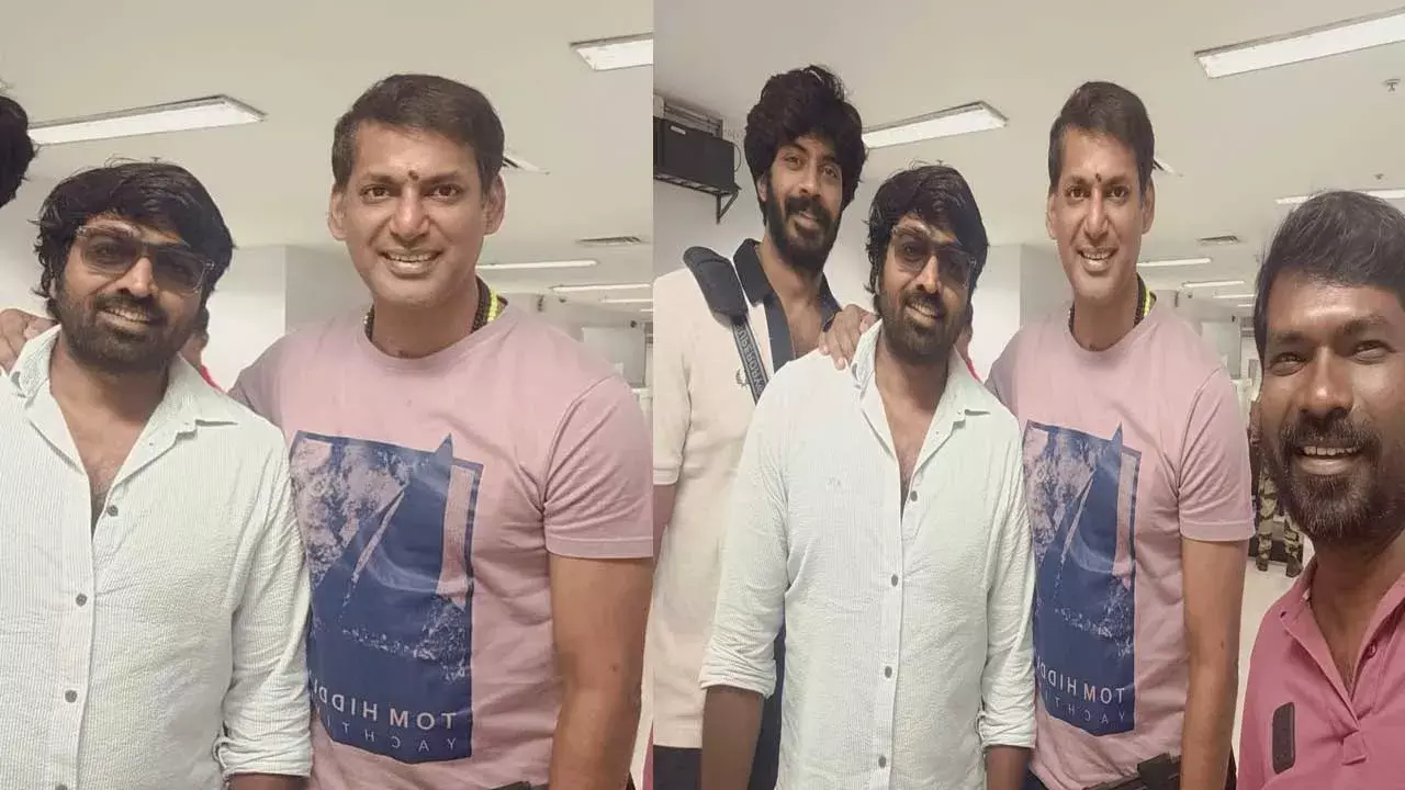 Vishal : విజయ్ సేతుపతితో విశాల్ Vishal : విజయ్ సేతుపతితో విశాల్