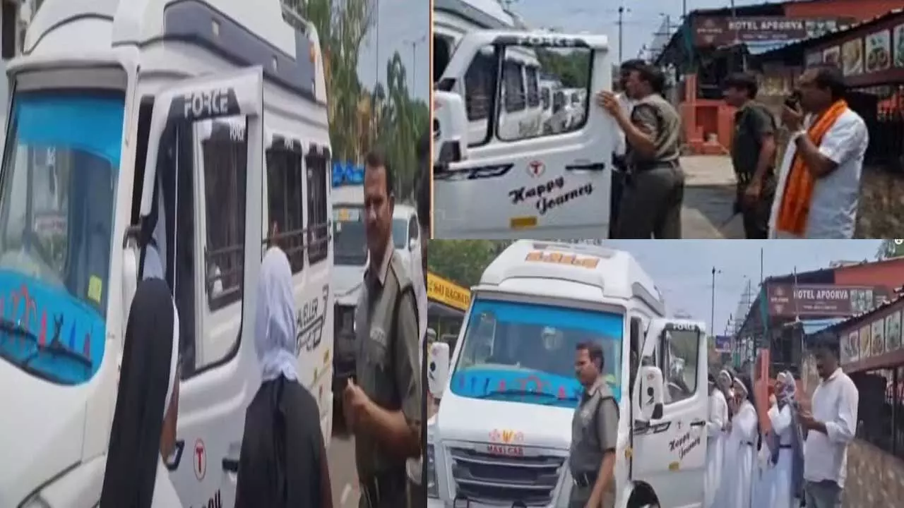Srisailam : శ్రీశైలంలో అన్యమత ప్రచారం.. సెక్యూరిటీ అధికారిపై వేటు Srisailam : శ్రీశైలంలో అన్యమత ప్రచారం.. సెక్యూరిటీ అధికారిపై వేటు