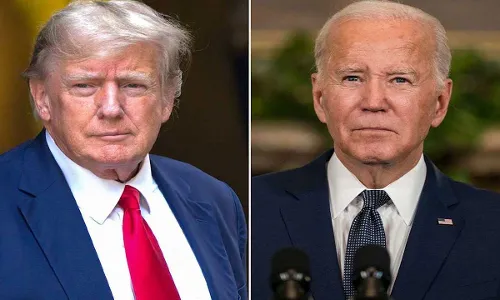 Trump : జో బైడెన్ అనారోగ్యంపై ట్రంప్ స్పందన Trump : జో బైడెన్ అనారోగ్యంపై ట్రంప్ స్పందన