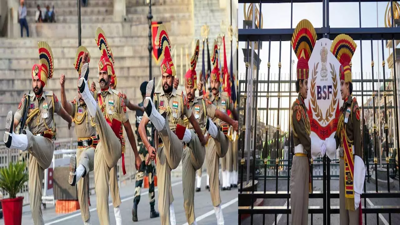 Retreat Ceremony : దేశ సరిహద్దులో రీట్రీట్ పునః ప్రారంభం Retreat Ceremony : దేశ సరిహద్దులో రీట్రీట్ పునః ప్రారంభం