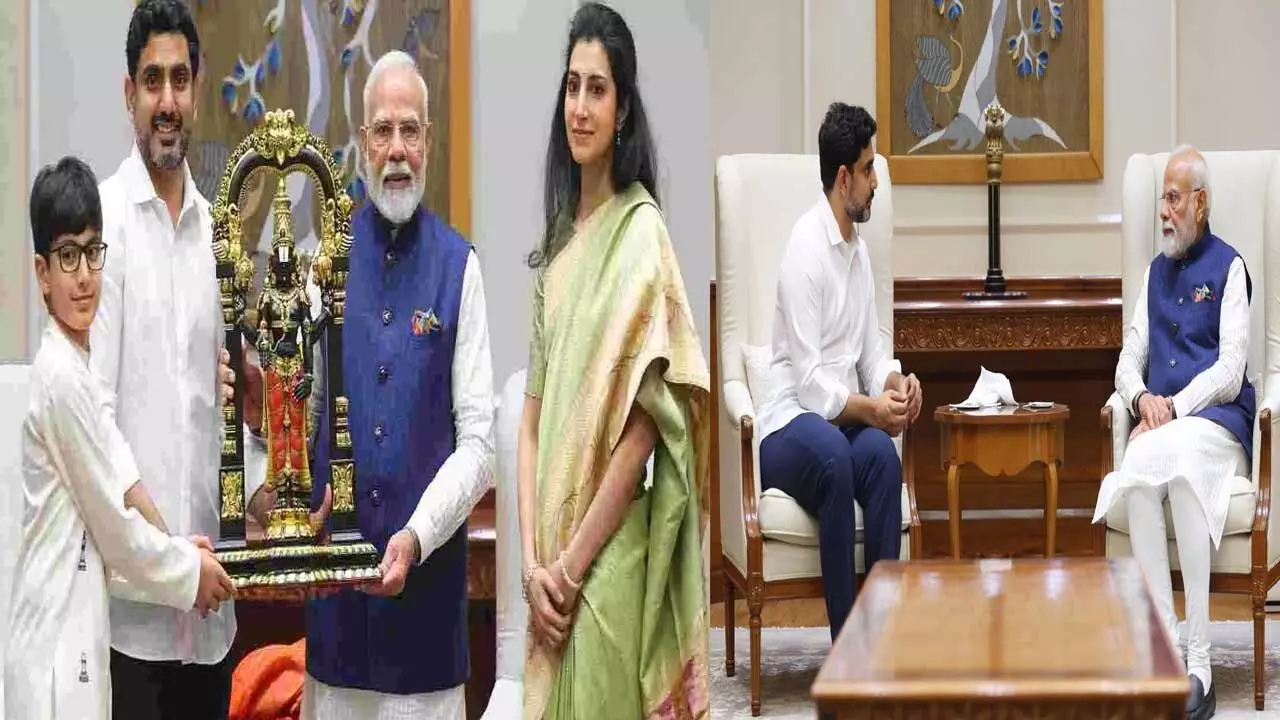 Lokesh : ప్రధాని మోదీతో భేటీ నా అదృష్టం : లోకేశ్ Lokesh : ప్రధాని మోదీతో భేటీ నా అదృష్టం : లోకేశ్