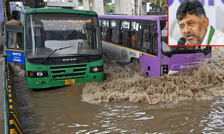 Karnataka: వర్షపు నీటి ప్రవాహానికి ఆటంకం కలిగించే భవనాలను కూల్చివేయాలి: డిప్యూటీ సీఎం