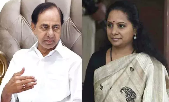 KAVITHA:కేసీఆర్పై ఈగ వాలినా ఊరుకోం KAVITHA:కేసీఆర్పై ఈగ వాలినా ఊరుకోం