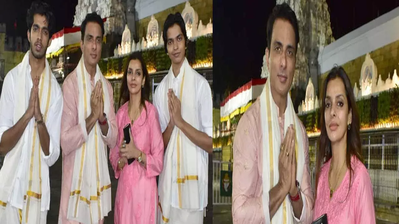 Sonu Sood : శ్రీవారిని దర్శించుకున్న సోనూ సూద్